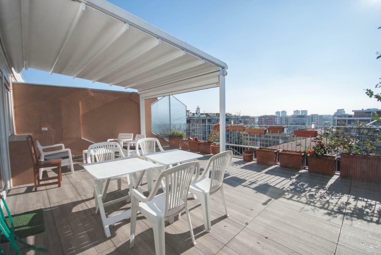 Exclusive Rooftop Apartment With Large Terrace In Solari/Tortona Mailand Exterior foto